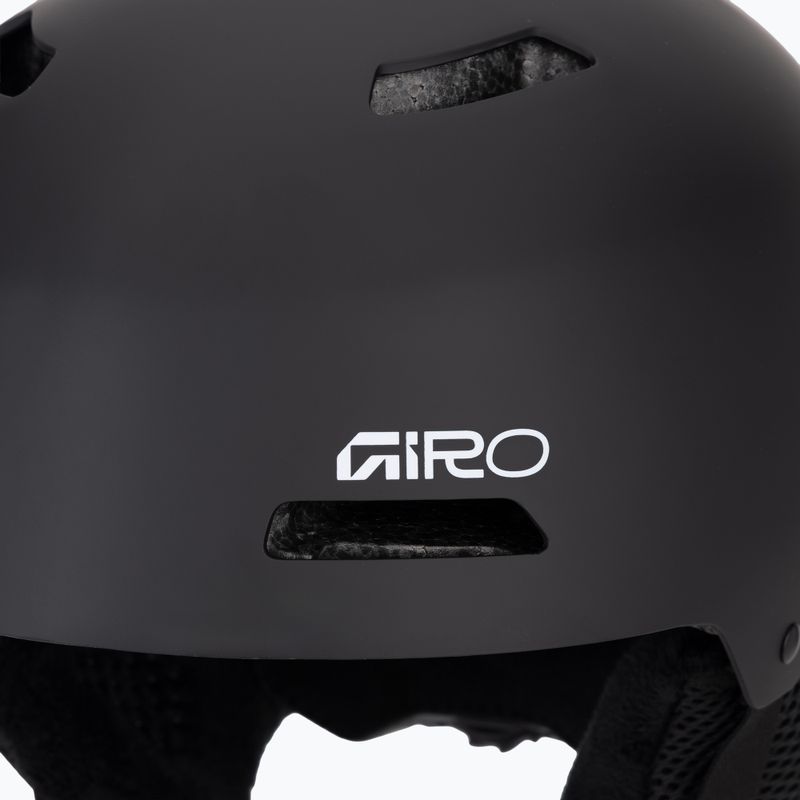 Kinder-Skihelm Giro Crue matte black 7