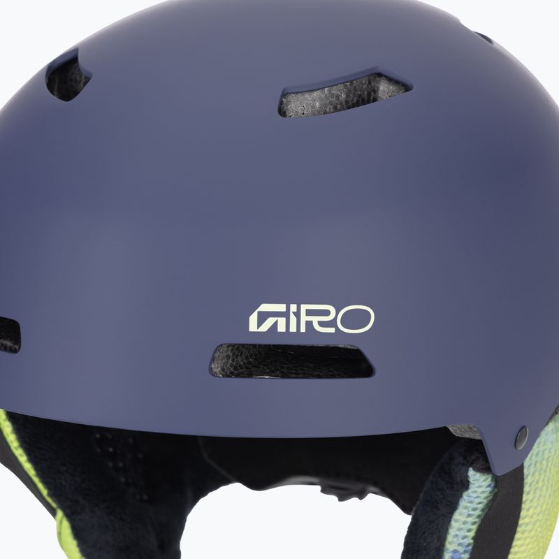 Kinder-Skihelm Giro Crue matte blue 7