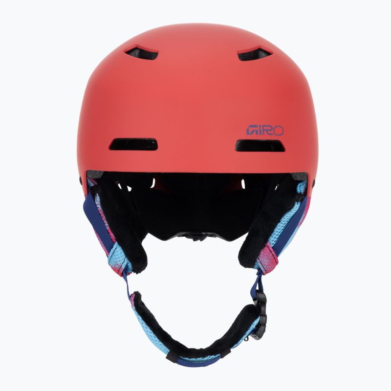 Kinder-Skihelm Giro Crue matte red 2