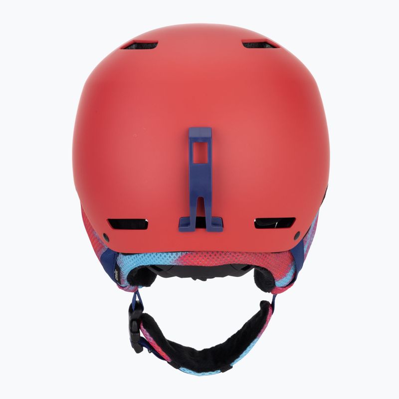 Kinder-Skihelm Giro Crue matte red 4