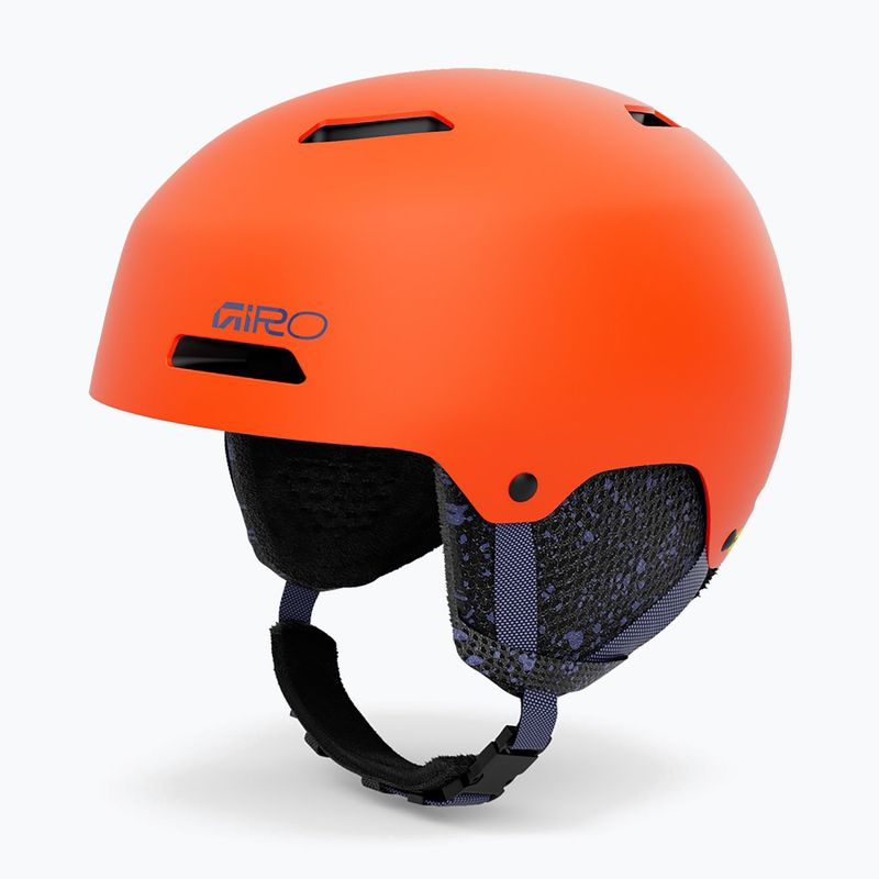 Kinder-Skihelm Giro Crue matte orange 9