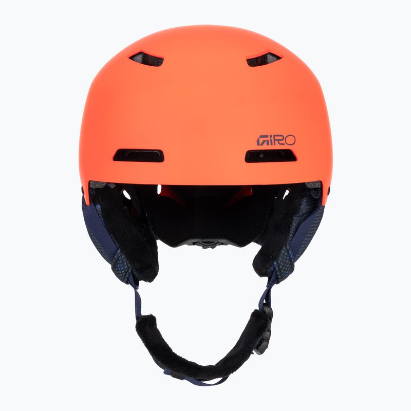 Kinder-Skihelm Giro Crue matte orange 2
