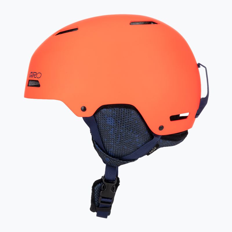 Kinder-Skihelm Giro Crue matte orange 3