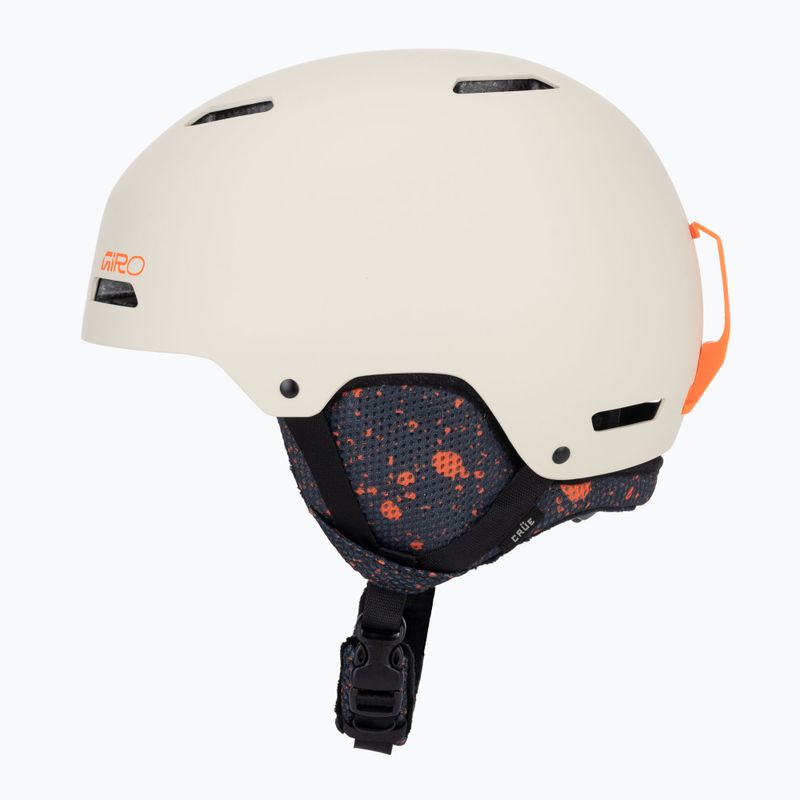 Kinder-Skihelm Giro Crue matte stone 3