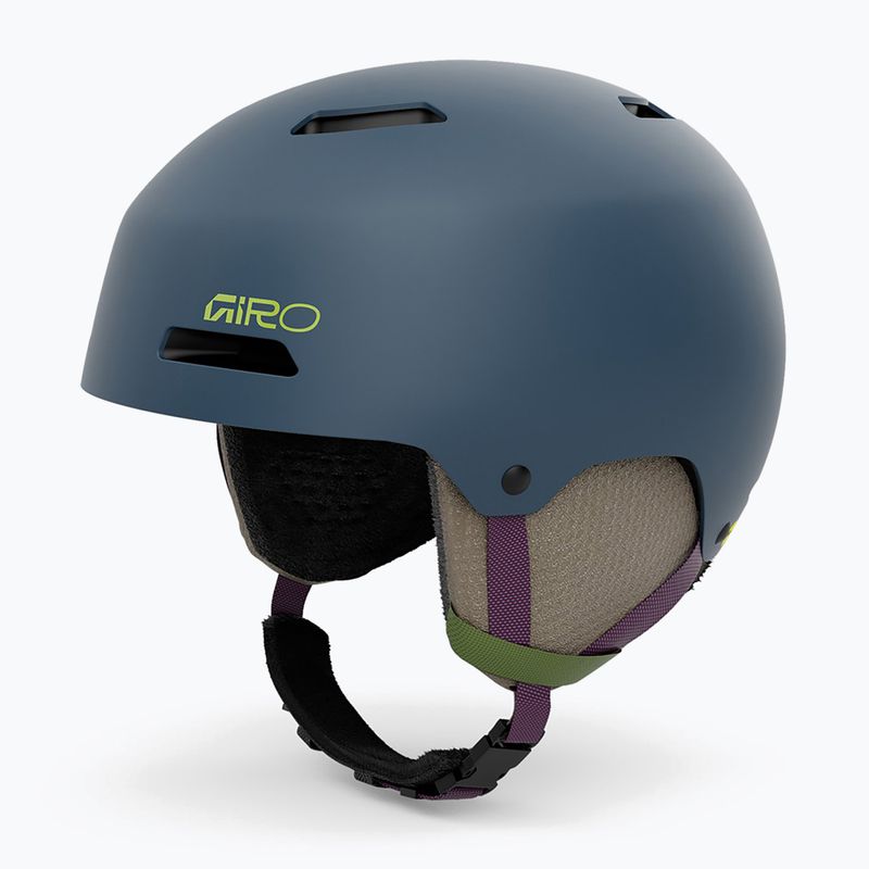 Kinder-Skihelm Giro Crue matte dark blue namuk 11