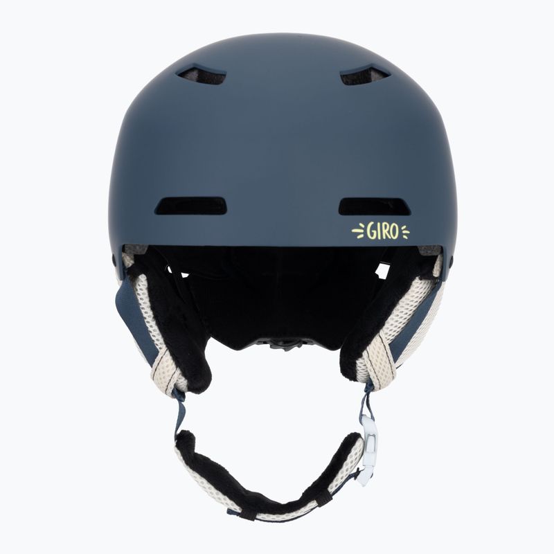 Kinder-Skihelm Giro Crue matte dark blue namuk 2