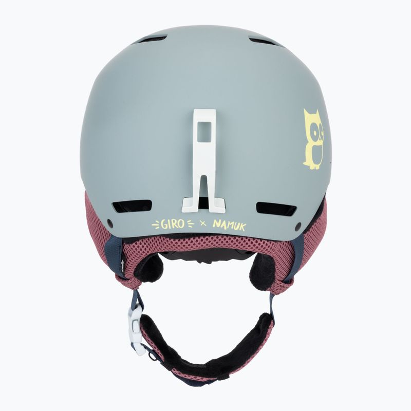 Kinder-Skihelm Giro Crue matte light blue namuk 4