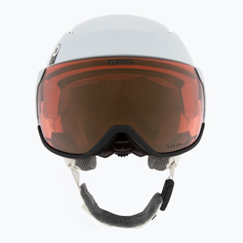 Damen-Skihelm Giro Aria Spherical Mips W matte white/vivid copper 2