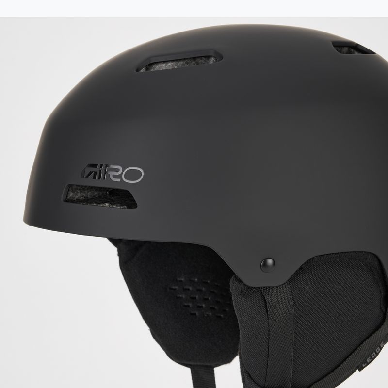 Skihelm Giro Ledge FS matte black 7