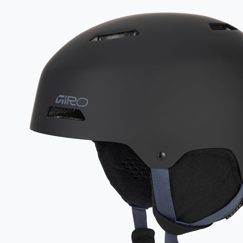 Skihelm Giro Ledge FS matte black dark indigo 8
