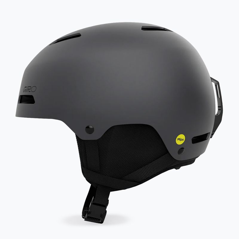 Skihelm Giro Ledge FS MIPS matte graphite 2