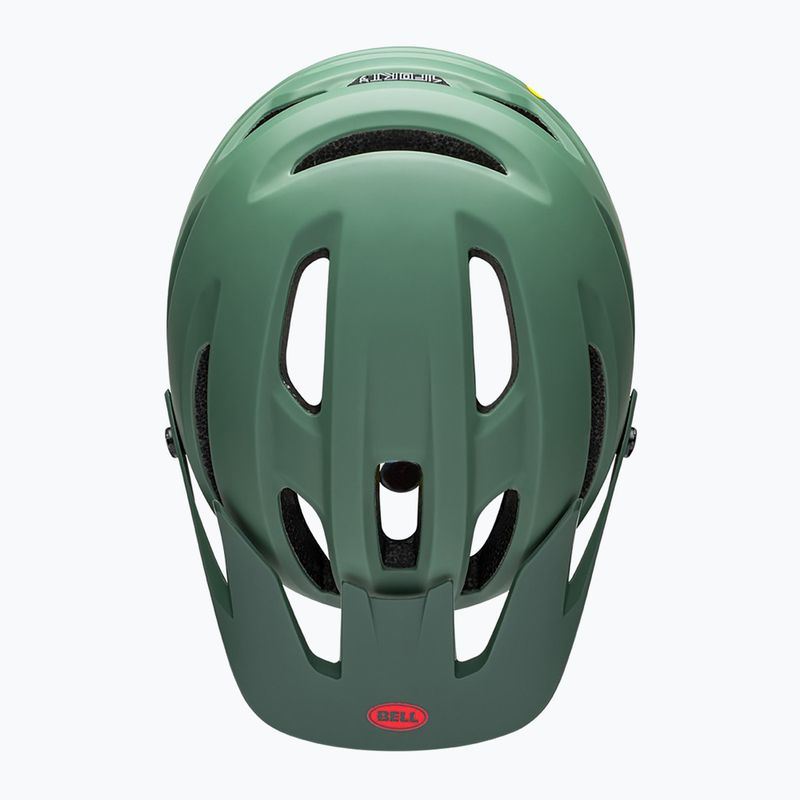 Fahrradhelm Bell 4Forty glänzend dunkelgrün/infrarot 4