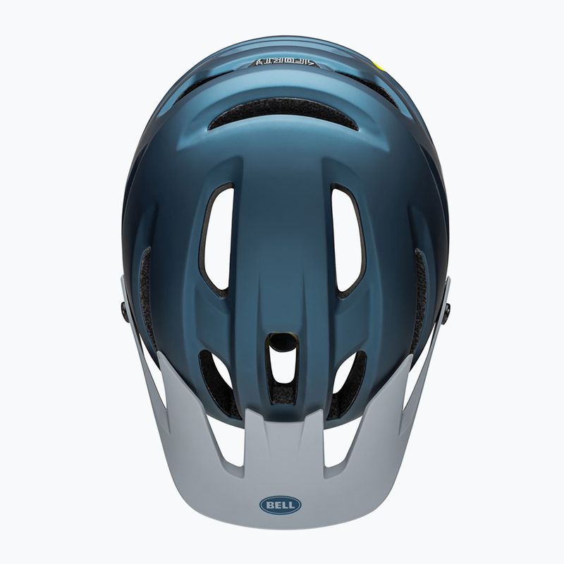 Fahrradhelm Bell 4Forty Integrated MIPS matt glänzend blau/grau 4