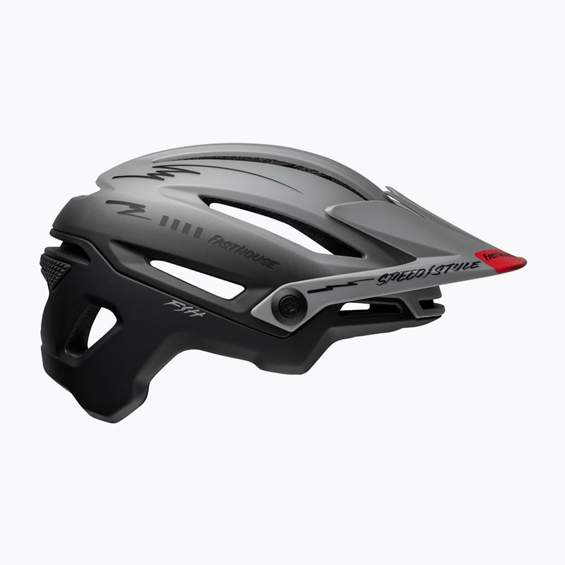 Bell Sixer Integrated MIPS fasthouse Fahrradhelm nach Stunden matt schwarz/grau 2