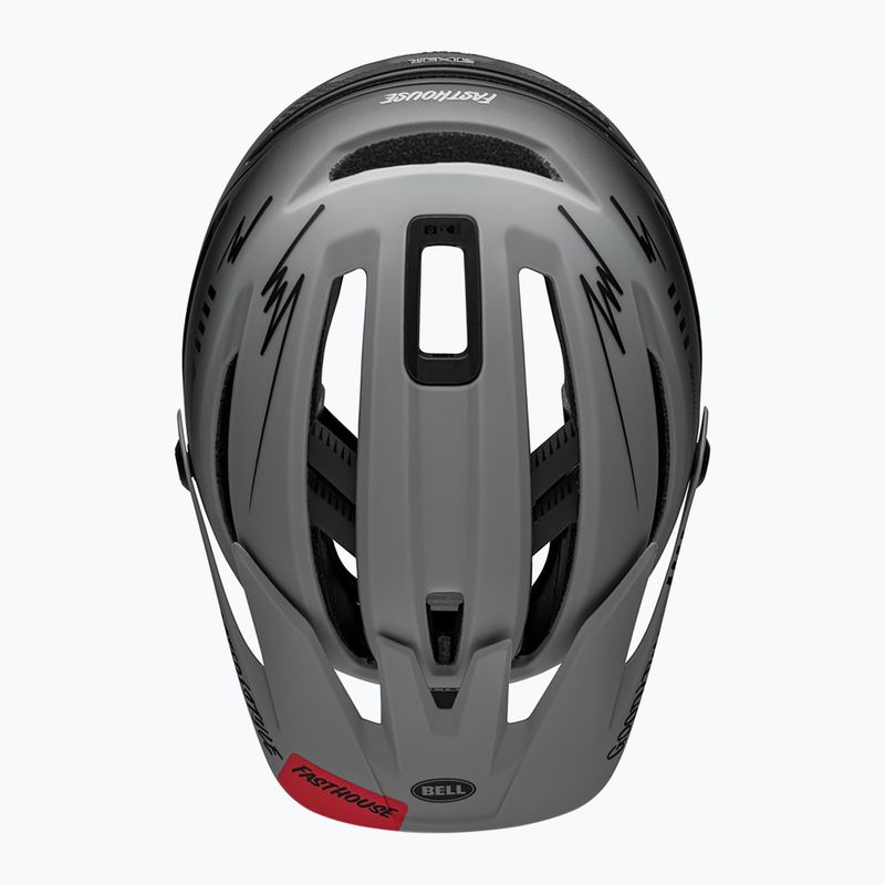 Bell Sixer Integrated MIPS fasthouse Fahrradhelm nach Stunden matt schwarz/grau 4