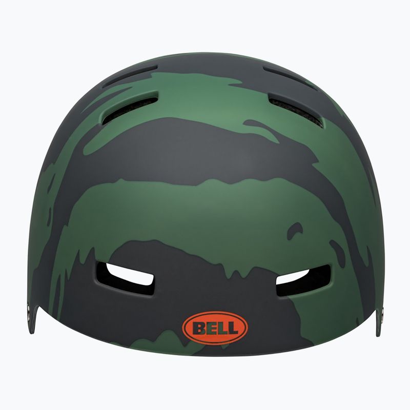 Bell Span Jr Kinderhelm matt grün/orange 3