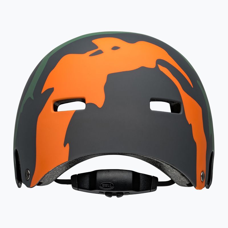 Bell Span Jr Kinderhelm matt grün/orange 4