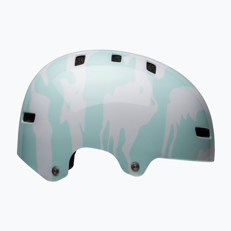 Bell Span ravine gloss weiß/blau Kinderhelm 2