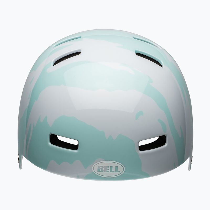 Bell Span ravine gloss weiß/blau Kinderhelm 3