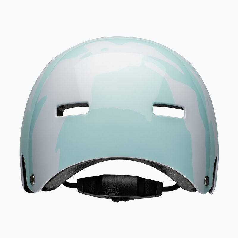Bell Span ravine gloss weiß/blau Kinderhelm 4