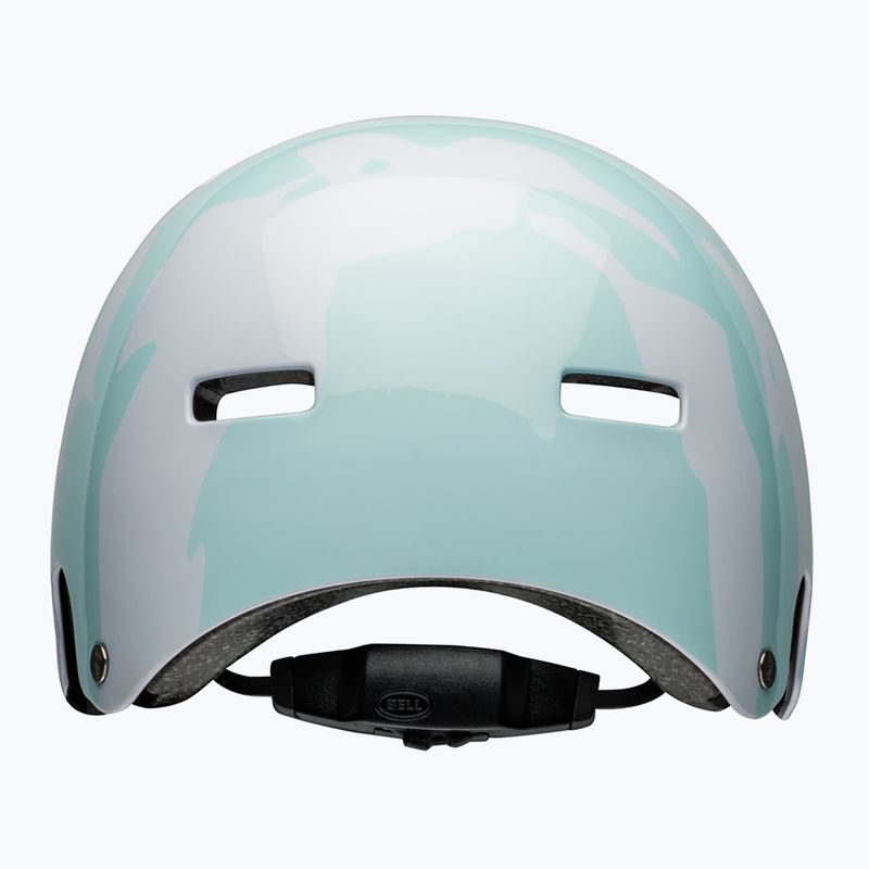 Bell Span Jr Kinderhelm glänzend weiß/blau 4