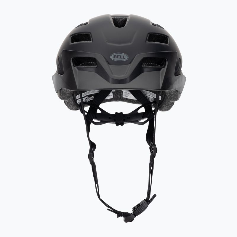 Bell Sidetrack Kinderfahrradhelm wellenförmige Karos/Mattschwarz 2