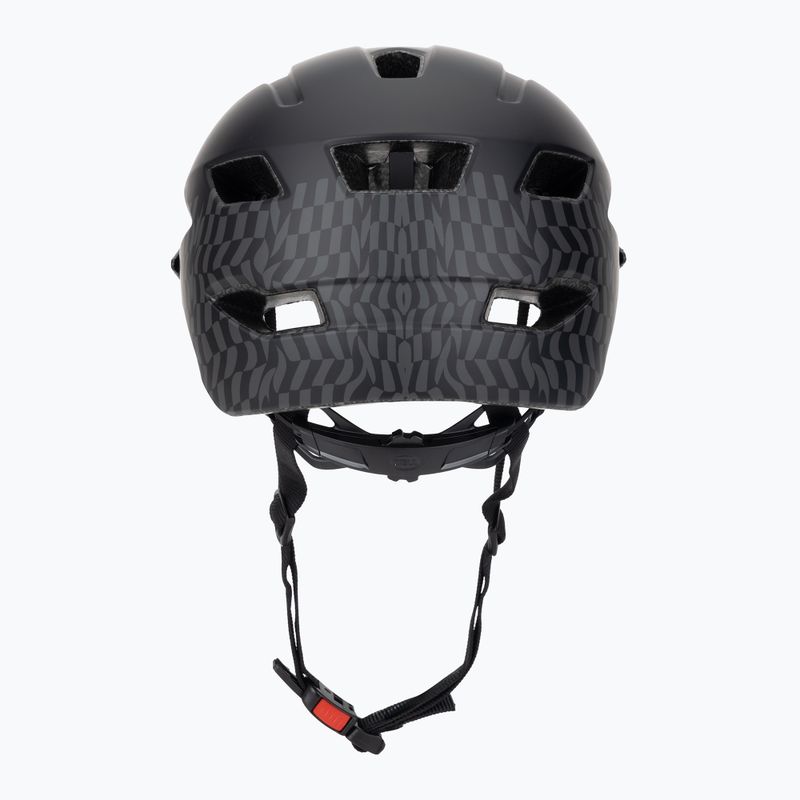 Bell Sidetrack Kinderfahrradhelm wellenförmige Karos/Mattschwarz 4