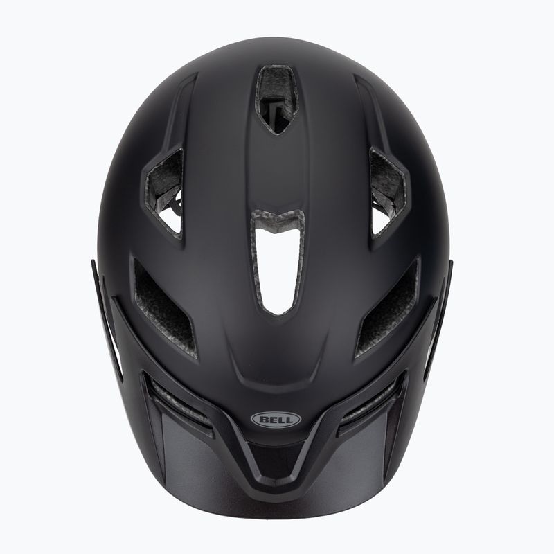 Bell Sidetrack Kinderfahrradhelm wellenförmige Karos/Mattschwarz 6