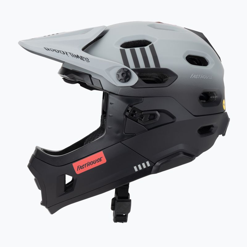 Bell FF Super DH MIPS Spherical matt grau/schwarz Fahrradhelm 3