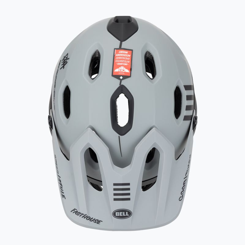Bell FF Super DH MIPS Spherical matt grau/schwarz Fahrradhelm 6