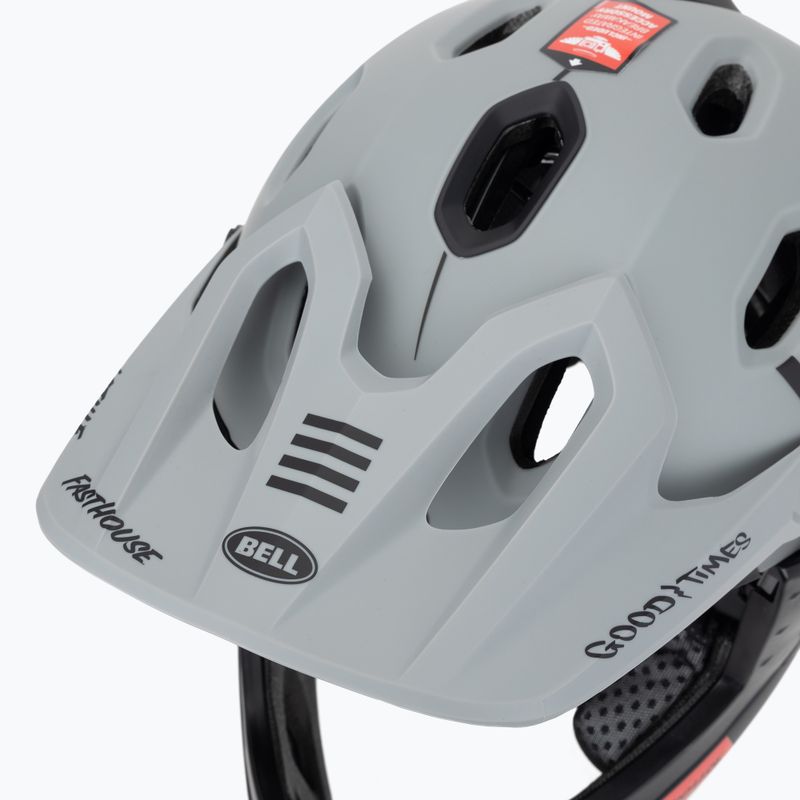 Bell FF Super DH MIPS Spherical matt grau/schwarz Fahrradhelm 9