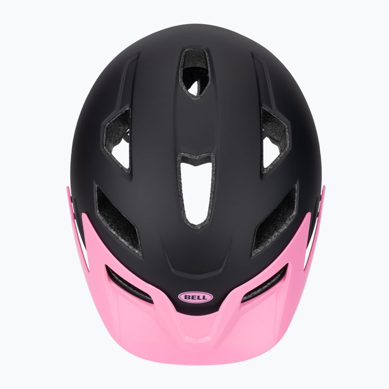 Bell Sidetrack Jr matt rosa Kinderfahrradhelm 6