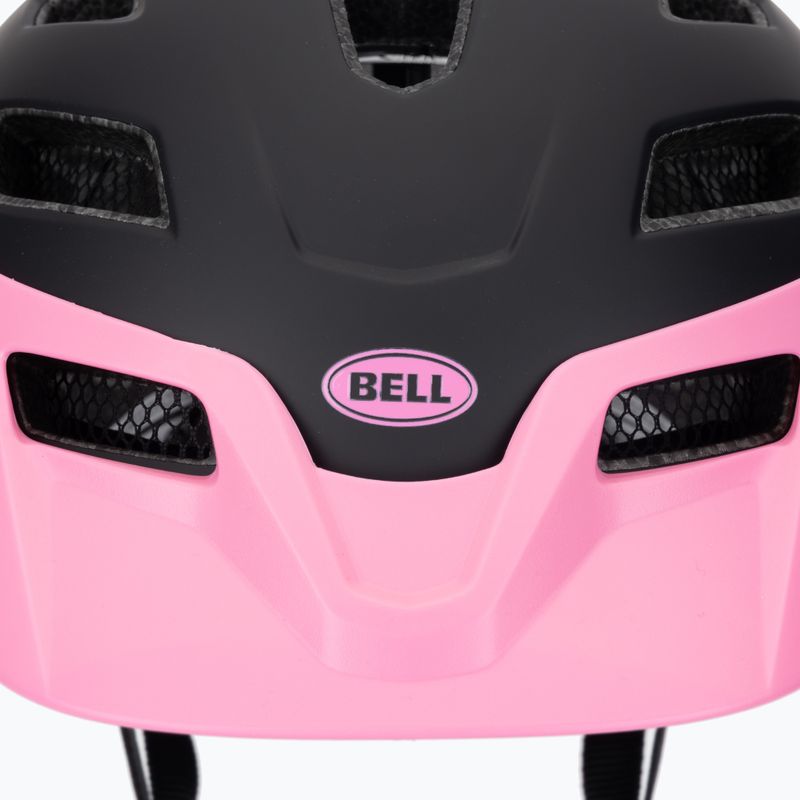 Bell Sidetrack Jr matt rosa Kinderfahrradhelm 7