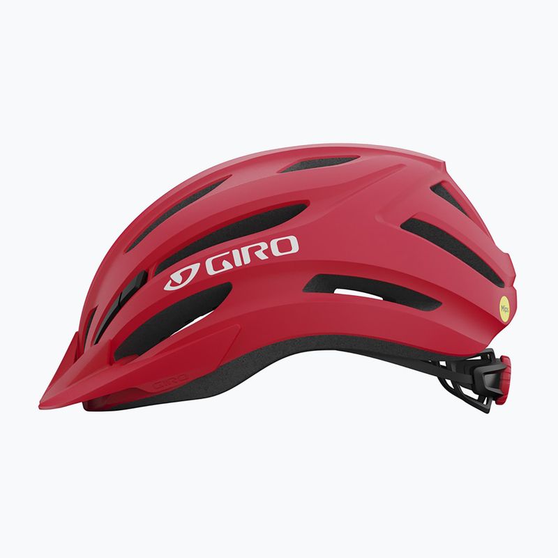 Fahrradhelm Kinder Giro Register II Integrated MIPS matte bright red/white 2