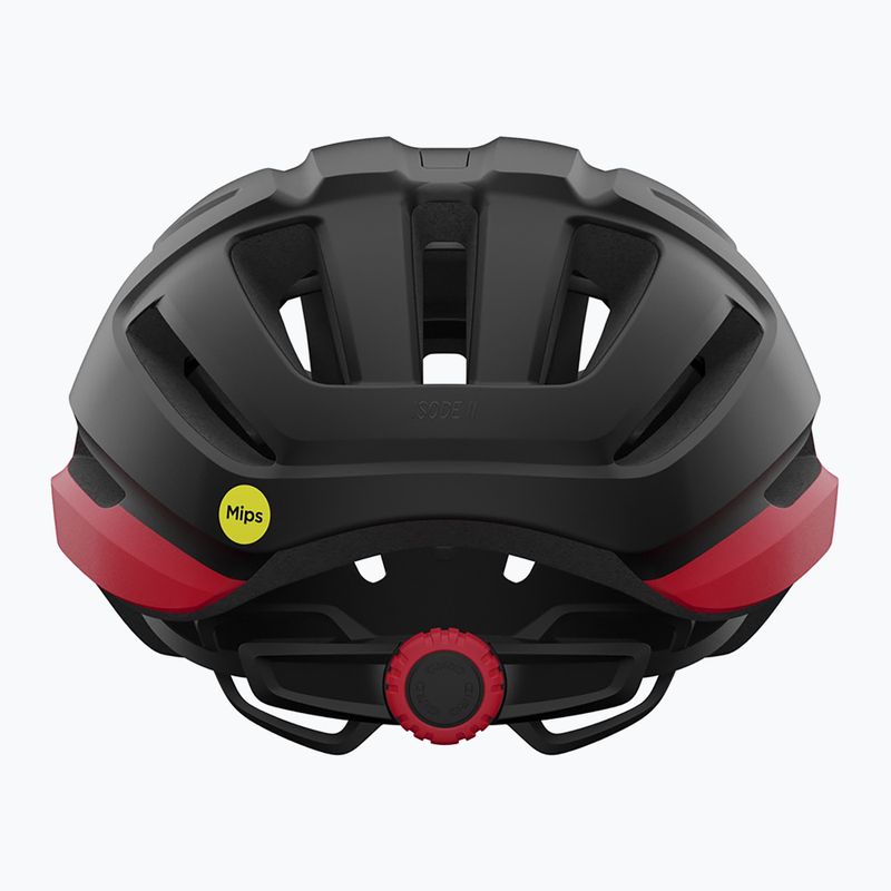 Giro Isode II Integrated MIPS Fahrradhelm mattschwarz/rot 8