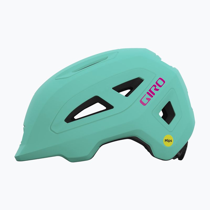 Fahrradhelm Kinder Giro Scamp II matte screaming teal/bright pink 2