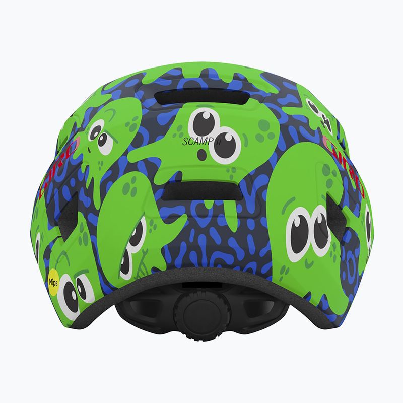 Fahrradhelm Kinder Giro Scamp II matte midnight/bright green Inked 3