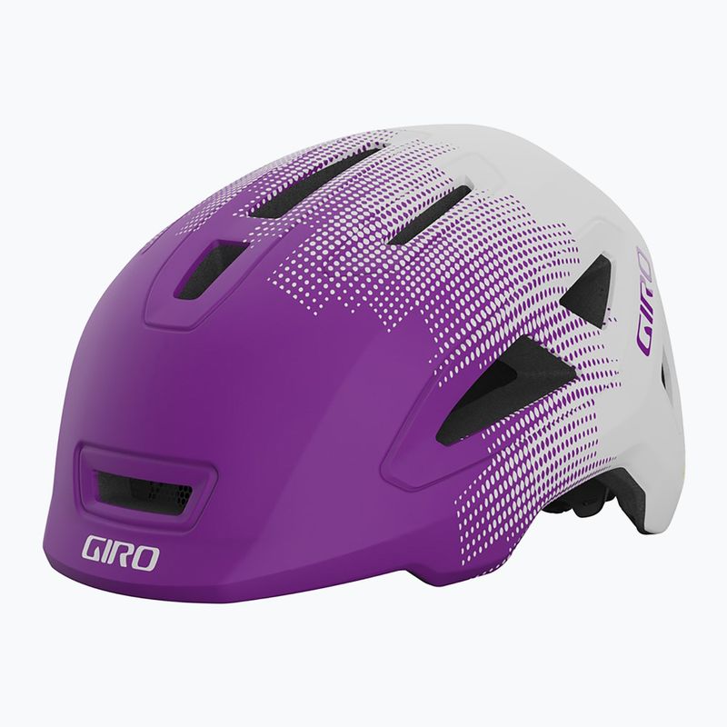 Giro Scamp II matt lila Türme Kinder Fahrradhelm