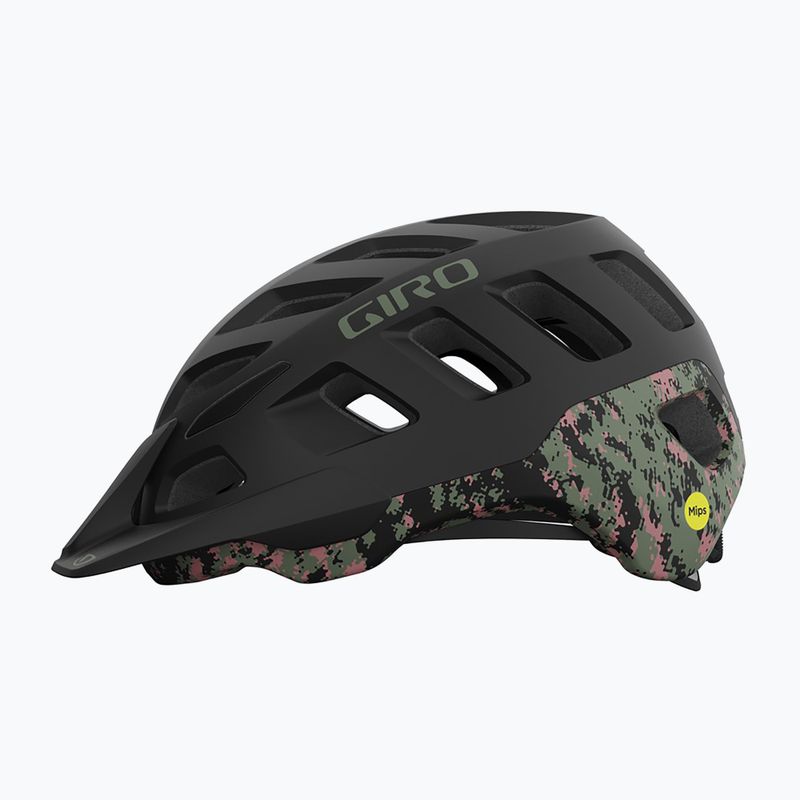 Giro Radix mattschwarzer statischer Fahrradhelm 2