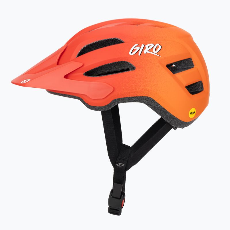 Fahrradhelm Kinder Giro Fixture II Integrated MIPS matte red fade 3