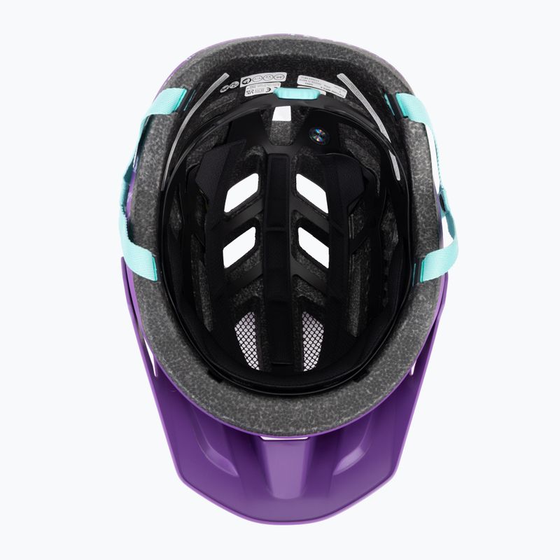 Fahrradhelm Kinder Giro Fixture II Integrated MIPS matte purple ripple 5
