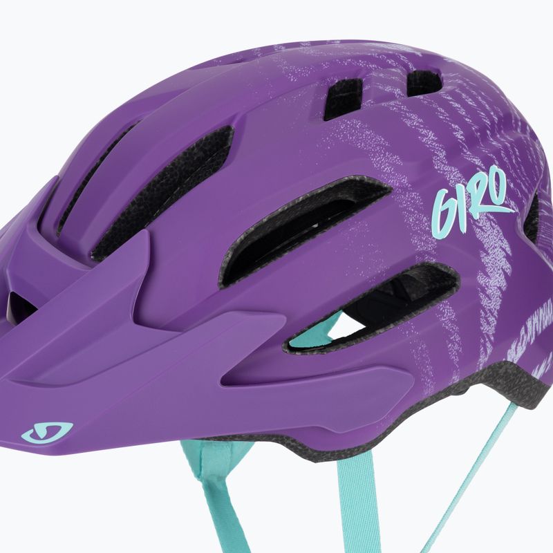 Fahrradhelm Kinder Giro Fixture II Integrated MIPS matte purple ripple 8
