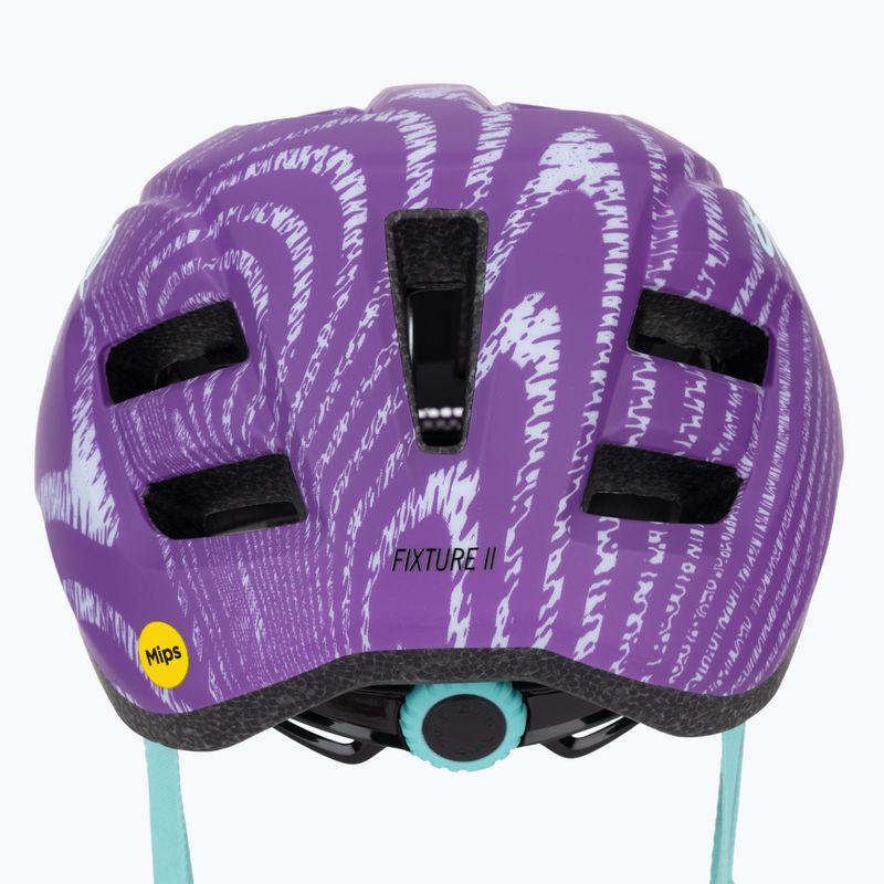 Fahrradhelm Kinder Giro Fixture II Integrated MIPS matte purple ripple 11