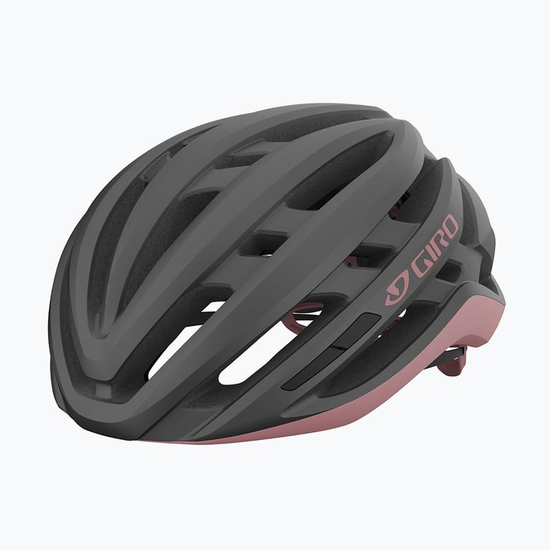 Fahrradhelm Giro Agilis Integrated MIPS matte metallic coal/dusty rose