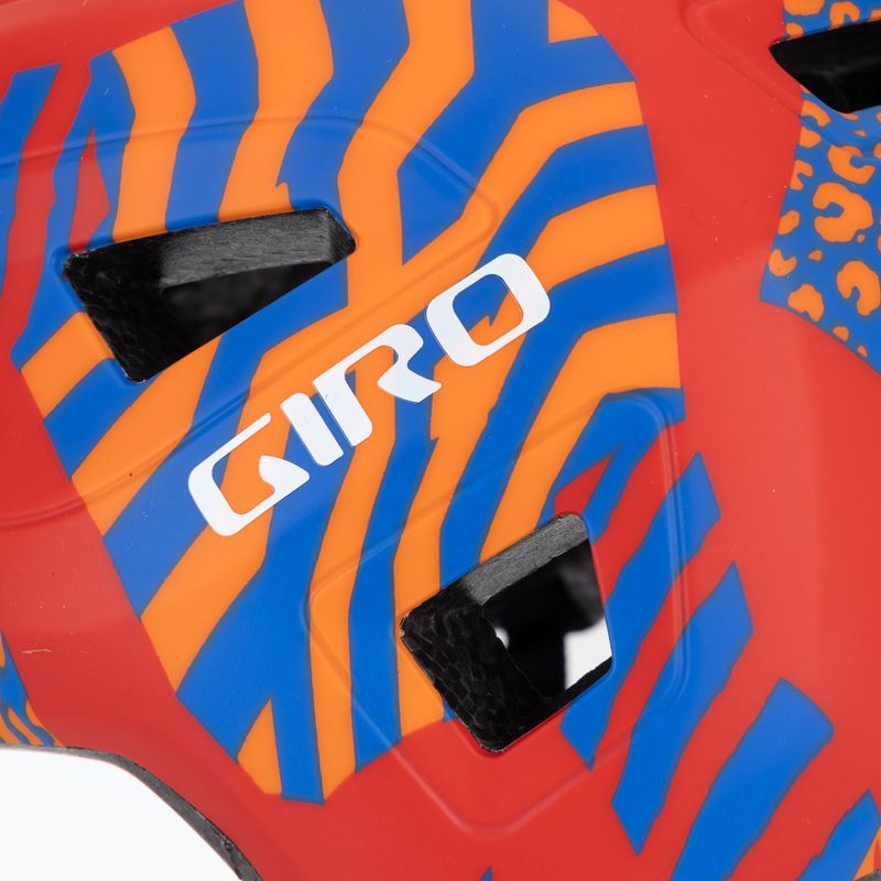 Fahrradhelm Kinder Giro Scamp II Jr matte red animal 8