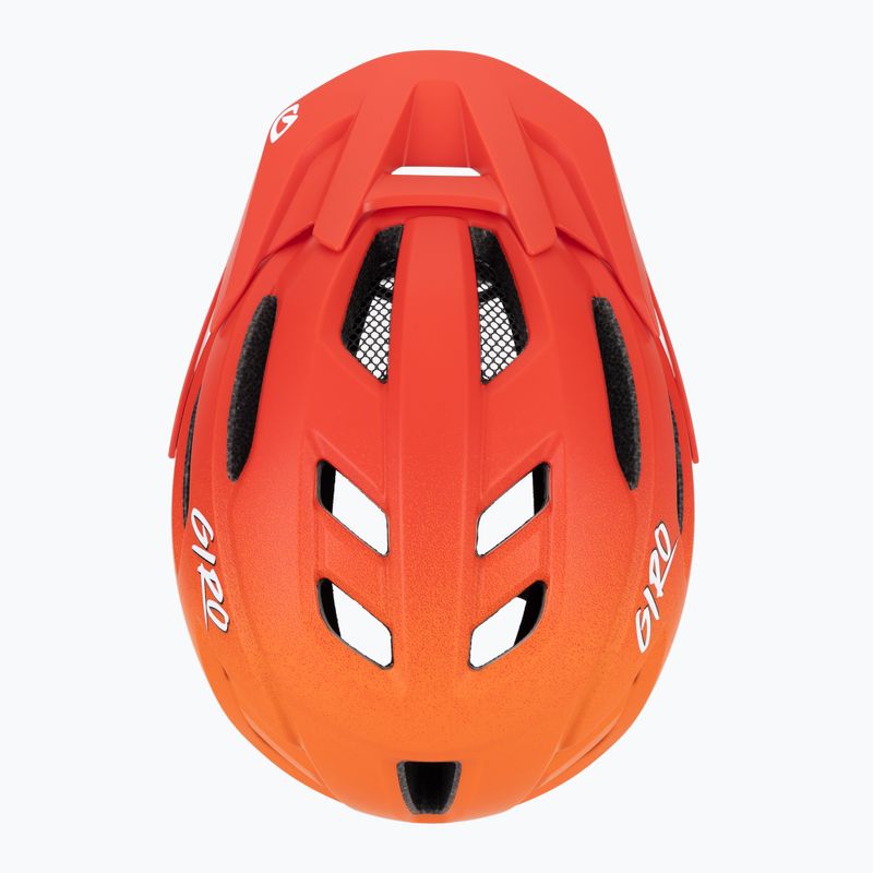 Fahrradhelm Kinder Giro Fixture II matte red fade 6