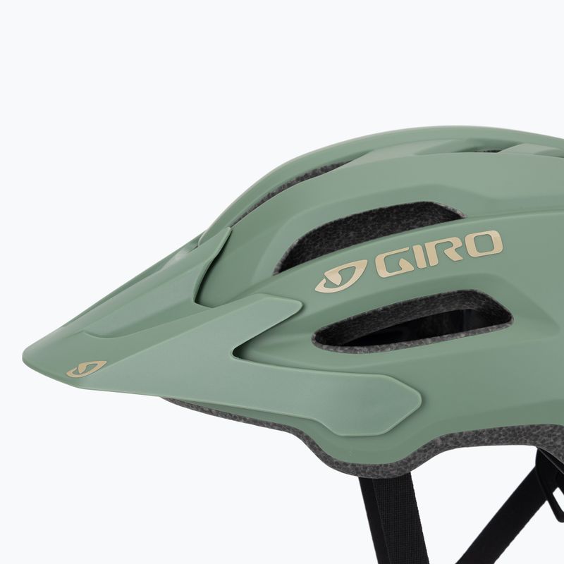Fahrradhelm Giro Fixture II matte hedge green/dark shark 7