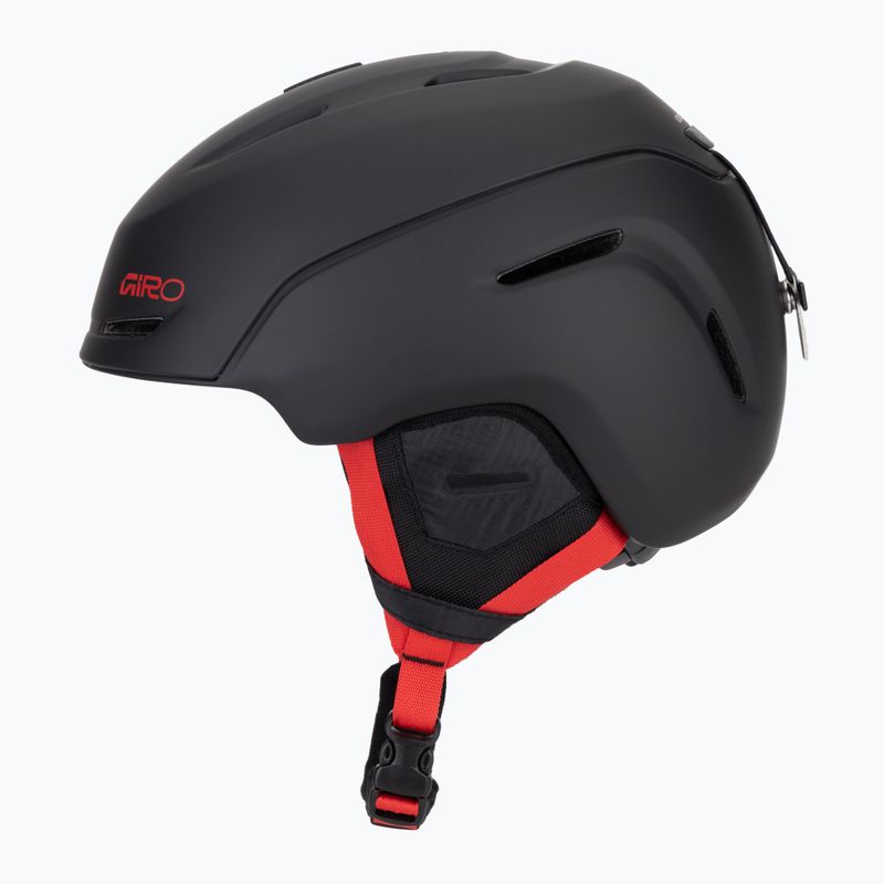 Skihelm Giro Neo matte black red 3