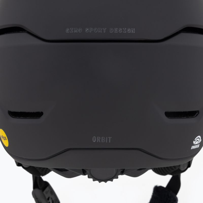 Skihelm Giro Orbit Spherical Mips matte black/vivid ember 7