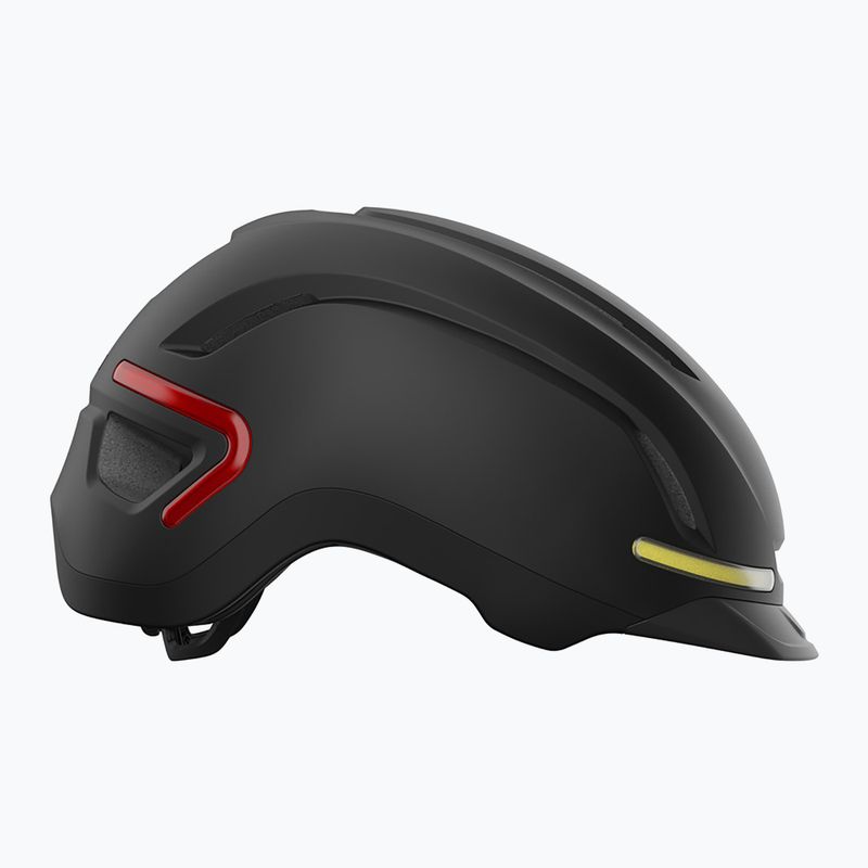Giro Ethos Integrated MIPS LED mattschwarzer Fahrradhelm 3